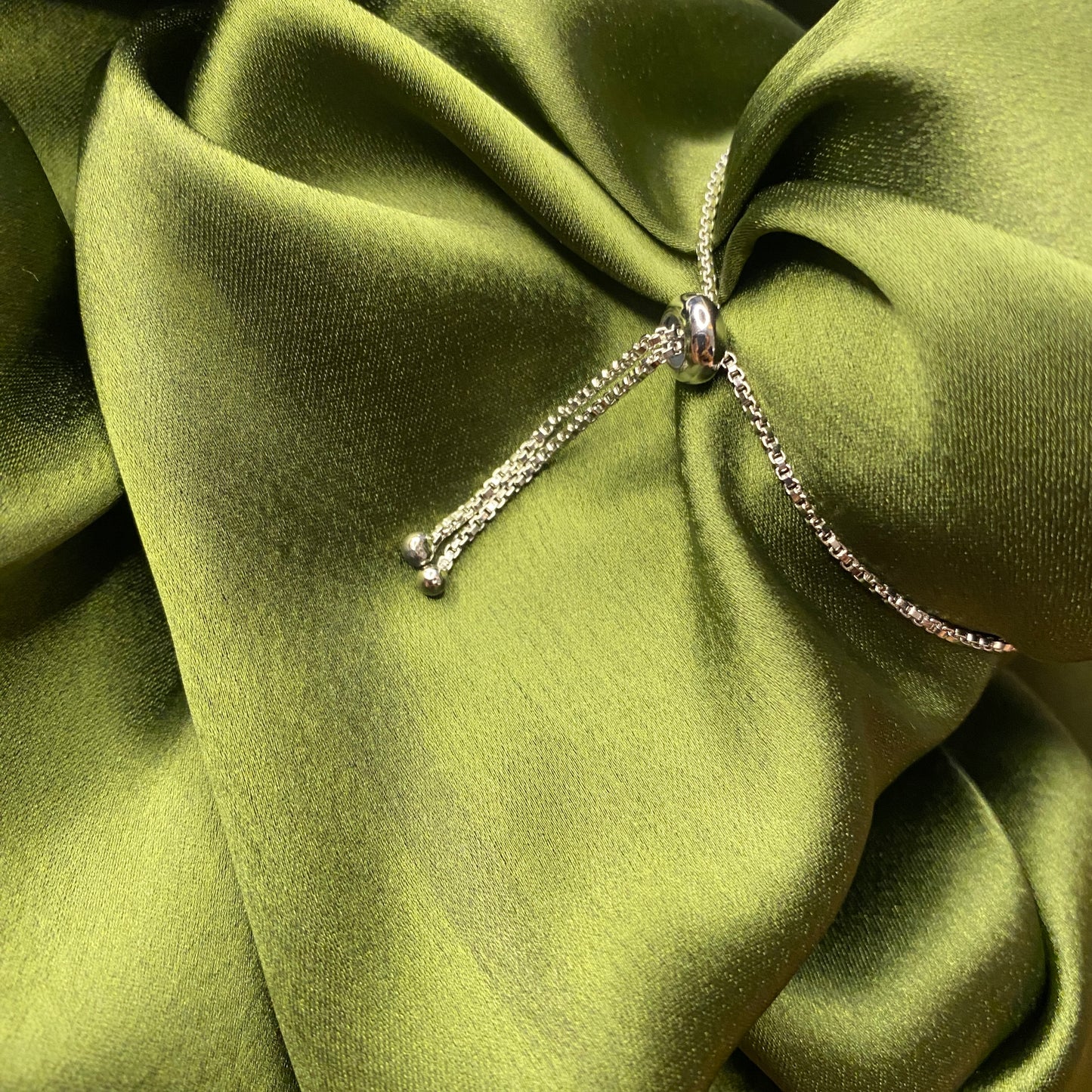 Silver Designer AD Bracelet with Rectangle Solitaires