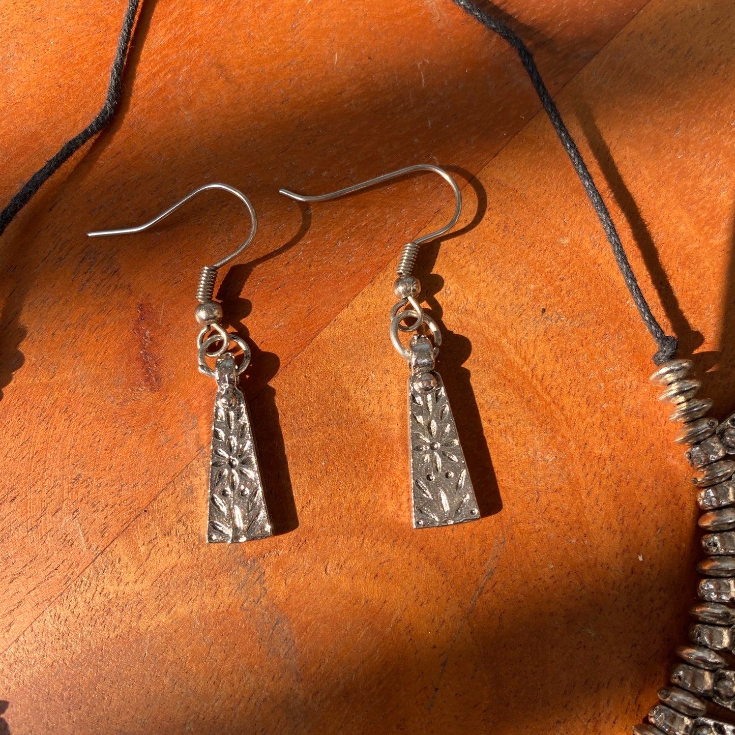 Beautiful Silver Oxidised Necklace Set
