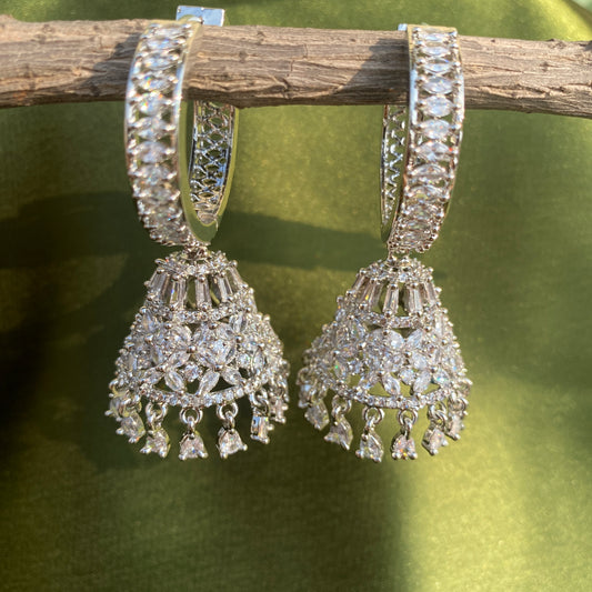 Dazzling Heavy Jhumka Earrings