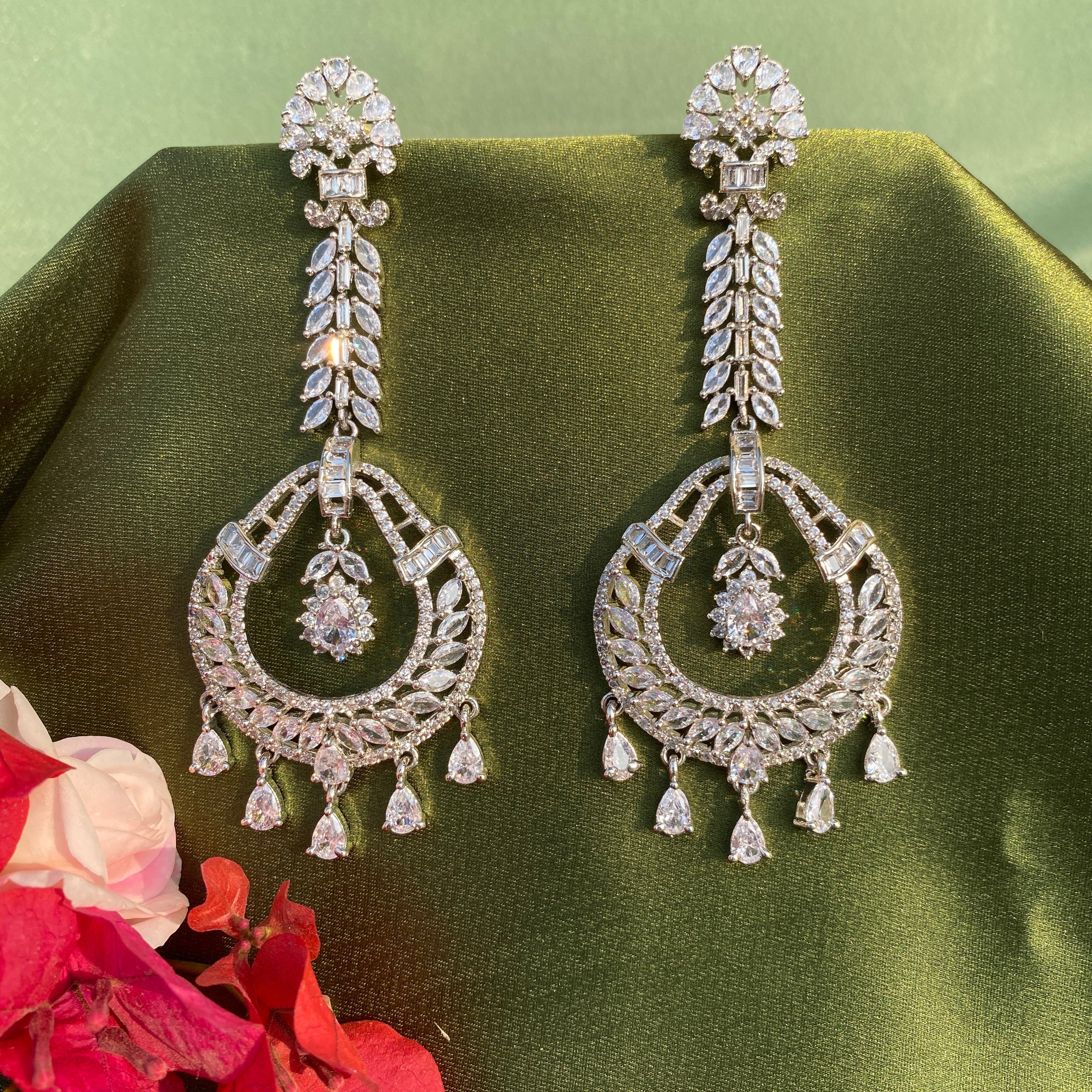 Wholesaler of Artificial diamond earrings | Jewelxy - 42161