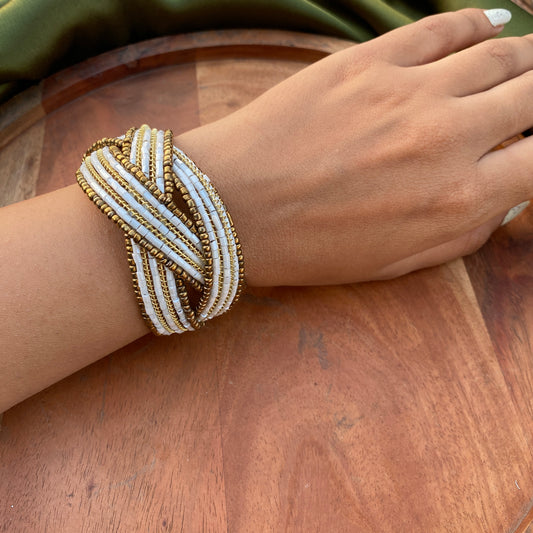 White and Golden Bracelet