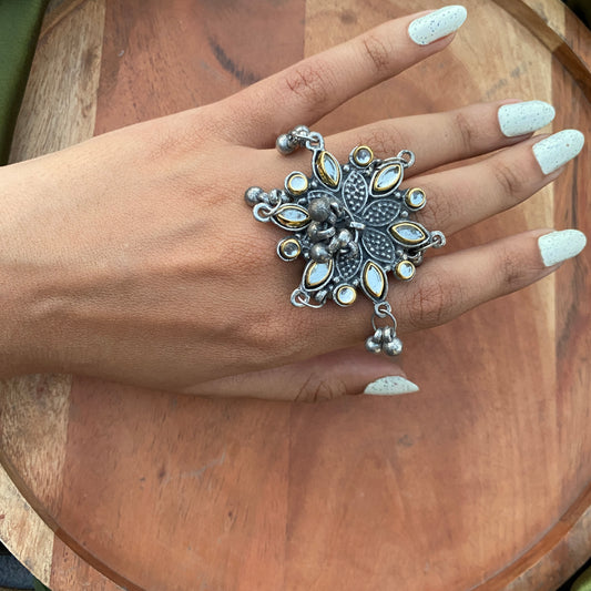 Diba Oxidised Ring